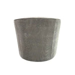 Miami Arm Chair Grey Fabric Upholstery Stripe Design Wooden Structure Rotating Metal Chassis - Furniture > Dining