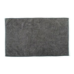 Microfiber Shower & Bathroom Bath Mat Non Slip Soft Pile Design (Dark Grey) - Home & Garden > Bathroom Accessories