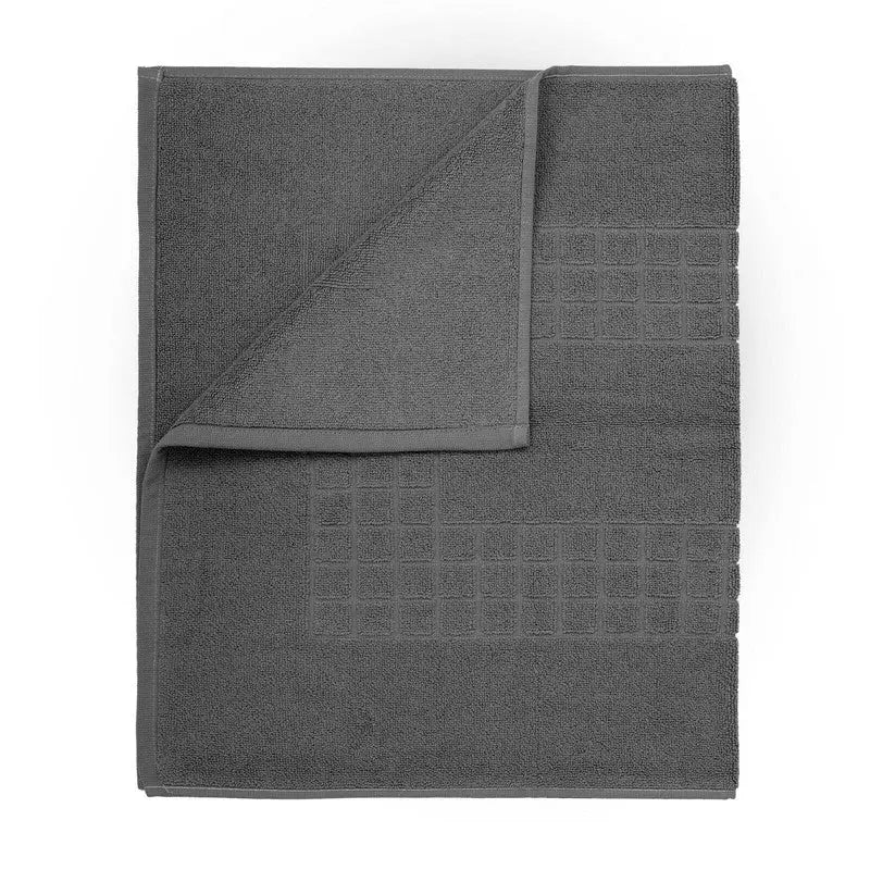 Microfiber Soft Non Slip Bath Mat Check Design (Anthrazit) - Home & Garden > Bathroom Accessories