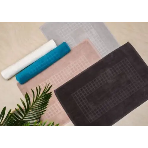 Microfiber Soft Non Slip Bath Mat Check Design (Anthrazit) - Home & Garden > Bathroom Accessories