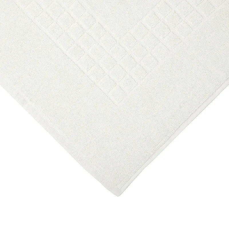 Microfiber Soft Non Slip Bath Mat Check Design (Cream) - Home & Garden > Bathroom Accessories