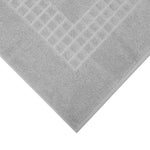 Microfiber Soft Non Slip Bath Mat Check Design (Grey) - Home & Garden > Bathroom Accessories