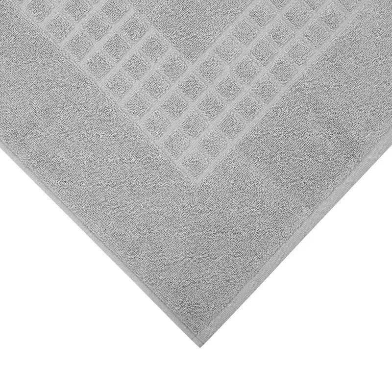 Microfiber Soft Non Slip Bath Mat Check Design (Grey) - Home & Garden > Bathroom Accessories
