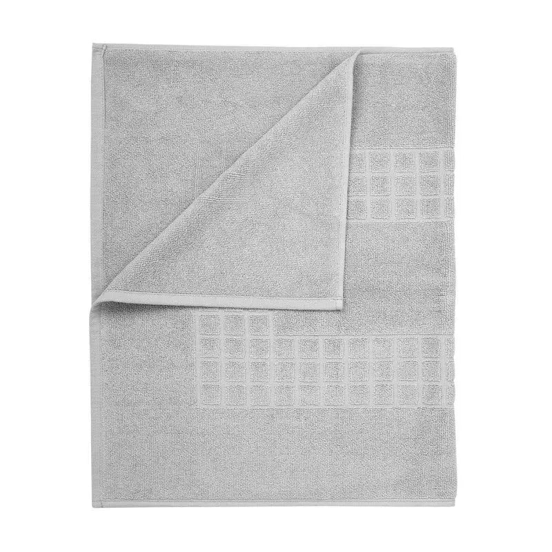 Microfiber Soft Non Slip Bath Mat Check Design (Grey) - Home & Garden > Bathroom Accessories