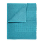 Microfiber Soft Non Slip Bath Mat Check Design (Petrol) - Home & Garden > Bathroom Accessories