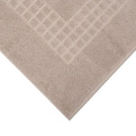 Microfiber Soft Non Slip Bath Mat Check Design (Taupe) - Home & Garden > Bathroom Accessories