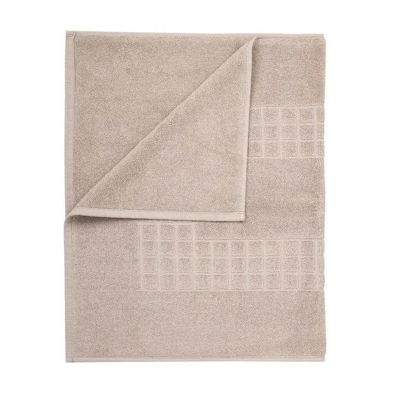 Microfiber Soft Non Slip Bath Mat Check Design (Taupe) - Home & Garden > Bathroom Accessories