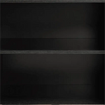 Mid-Century Black Ribbed Sideboard - Furniture > Dining