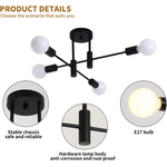 Mid Century Chandelier Modern 4-Light - Home & Garden > Lighting > Night Lights & Ambient Lighting
