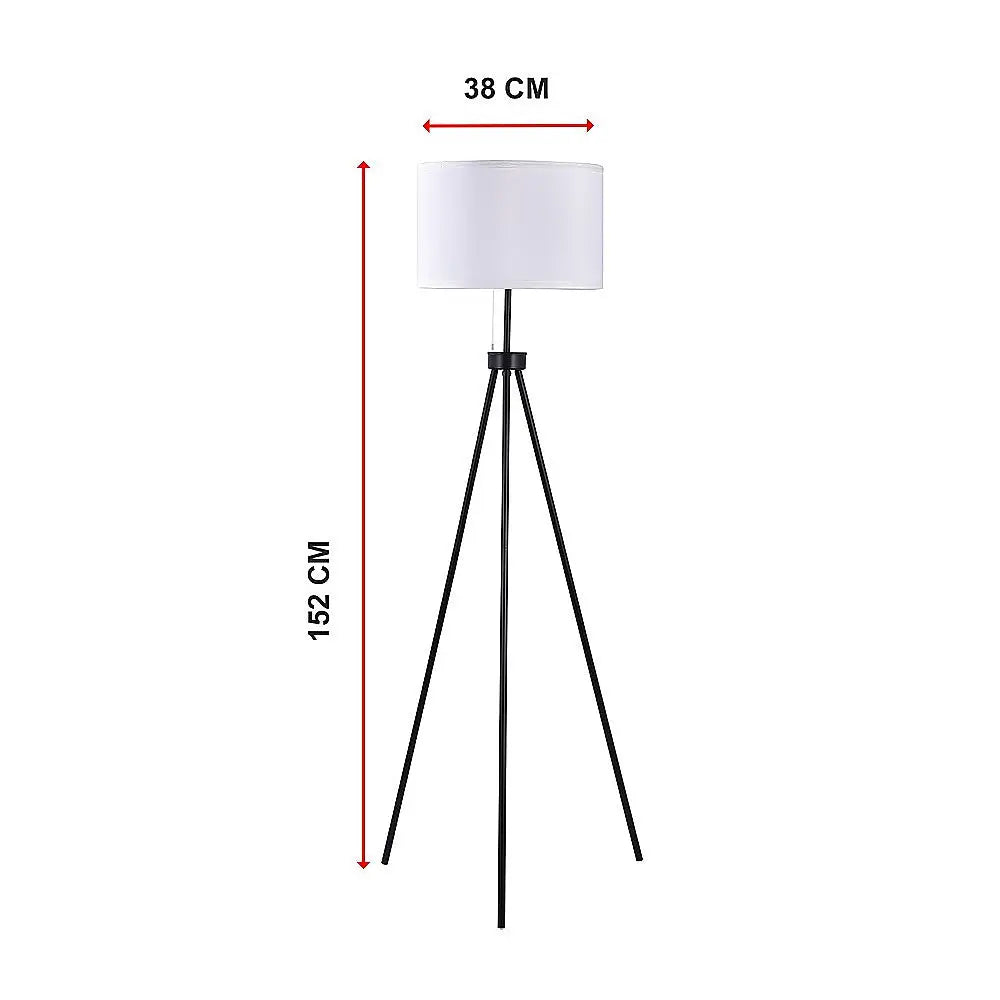 Mid-Century Floor Lamp Modern Tripod Decor Living Room Standing - Home & Garden > Lighting