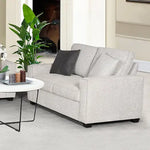 Milano 2 Seater Sofa Set Polyester Fabric Multilayer Two Pillows Attached Individual Pocket Spring - Furniture > Bar