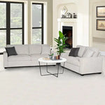 Milano 3-2 Seater Sofa Set Polyester Fabric Multilayer Two Pillows Attached Individual Pocket Spring - Furniture > Bar