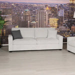 Milano 3 Seater Sofa Set Polyester Fabric Multilayer Two Pillows Attached Individual Pocket Spring - Furniture > Bar