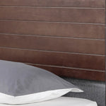 Milano Decor Azure Bed Frame With Headboard Black Wood Steel Platform Bed - Single - Black - Home & Garden > Bedding