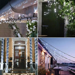 Milano Decor Outdoor LED Plug In Fairy Lights - White - 200 Lights - Home & Garden > Lighting