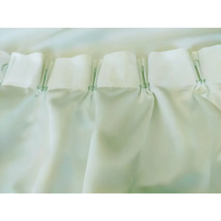 Milk White Curtains 260x160cm PINCH PLEAT High Level Fabric 2 Panels for wall - Home & Garden > Curtains > Curtains &