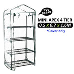 Mini Garden Greenhouse Shed PVC Cover Only Apex - Home & Garden > Green Houses