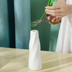 Minimalist Living Room Dried Flower Vase Decor - Milk White - Home & Garden > Decor > Vases & Table Decor