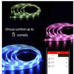 Mipow Playbulb Comet Smart Bluetooth LED Colour Light Strip Kit 2M - Occasions > Party Lights