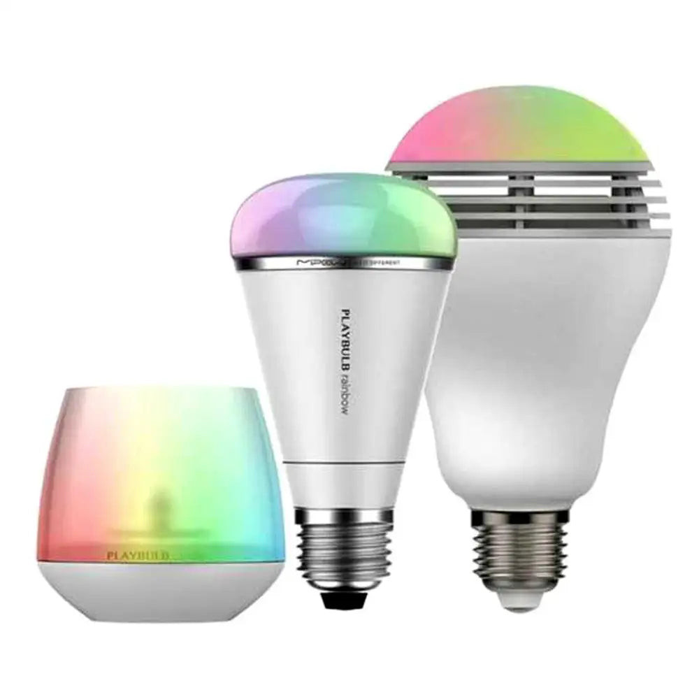 MiPow Playbulb STUDIO Gift Set Novelty LED Light Bulb & Candle Bluetooth Audio - Occasions > Party Lights