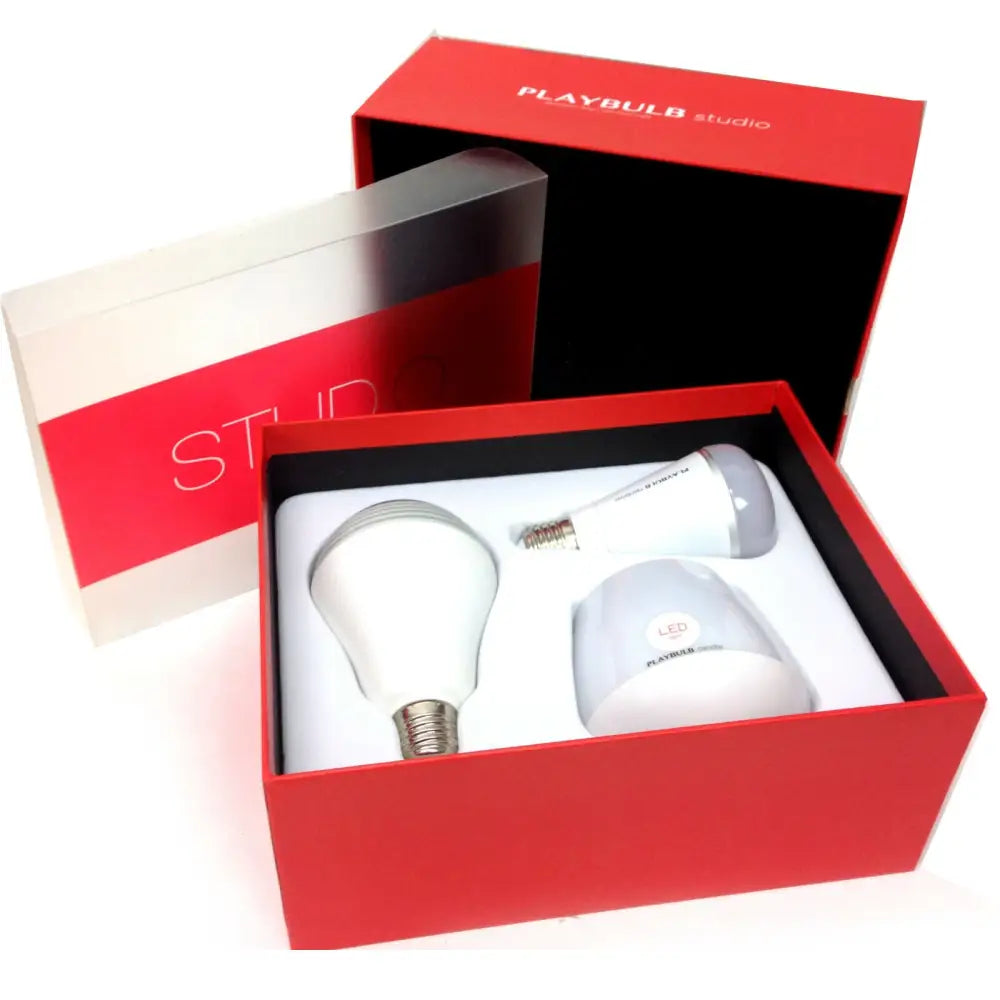 MiPow Playbulb STUDIO Gift Set Novelty LED Light Bulb & Candle Bluetooth Audio - Occasions > Party Lights