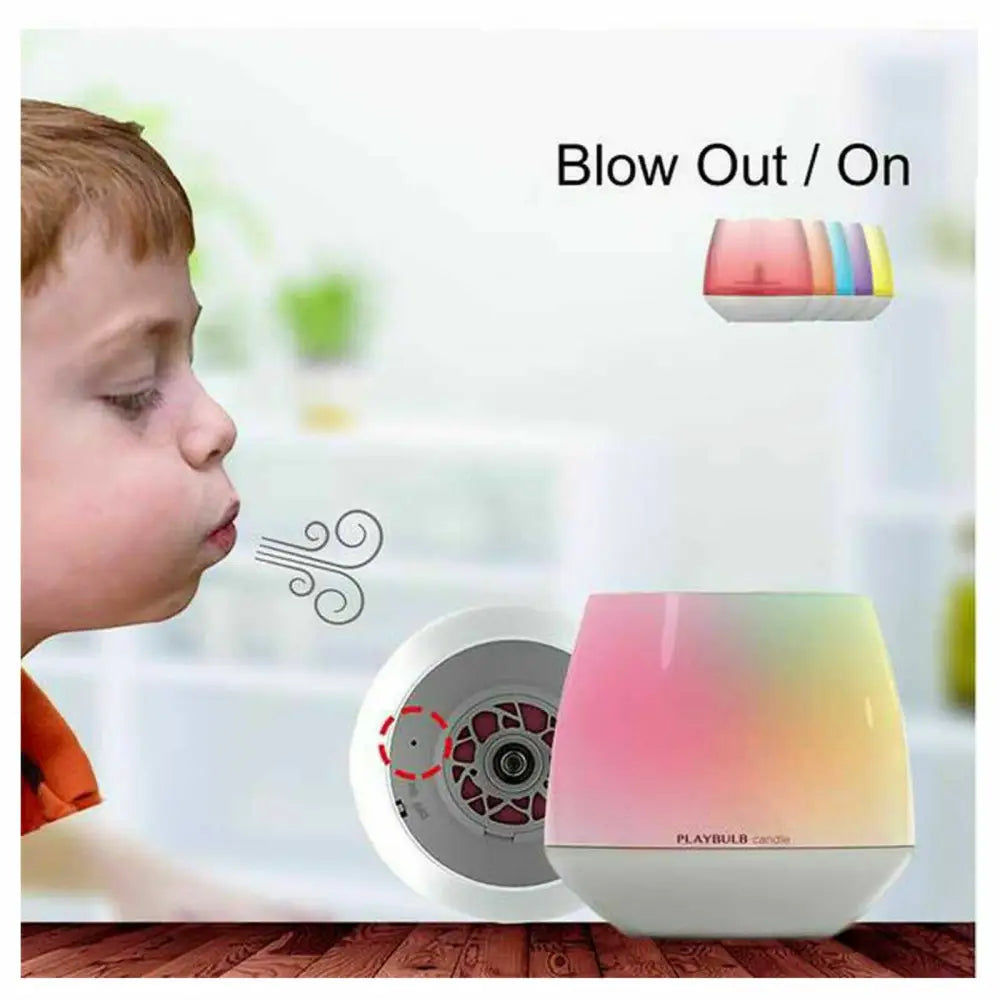 MiPow Playbulb STUDIO Gift Set Novelty LED Light Bulb & Candle Bluetooth Audio - Occasions > Party Lights