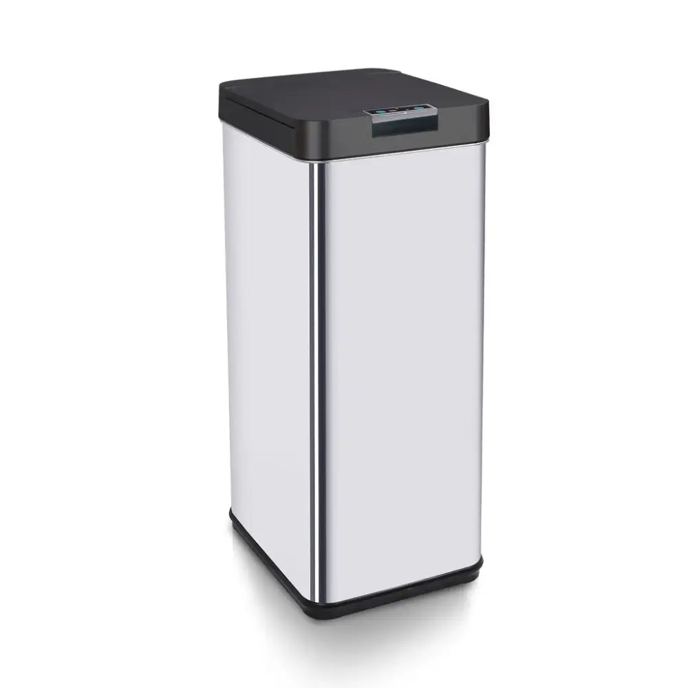 MIRAKLASS Sensor Bin 50L Narrow Black Square MK-SB-111-JR - Home & Garden > Kitchen Bins