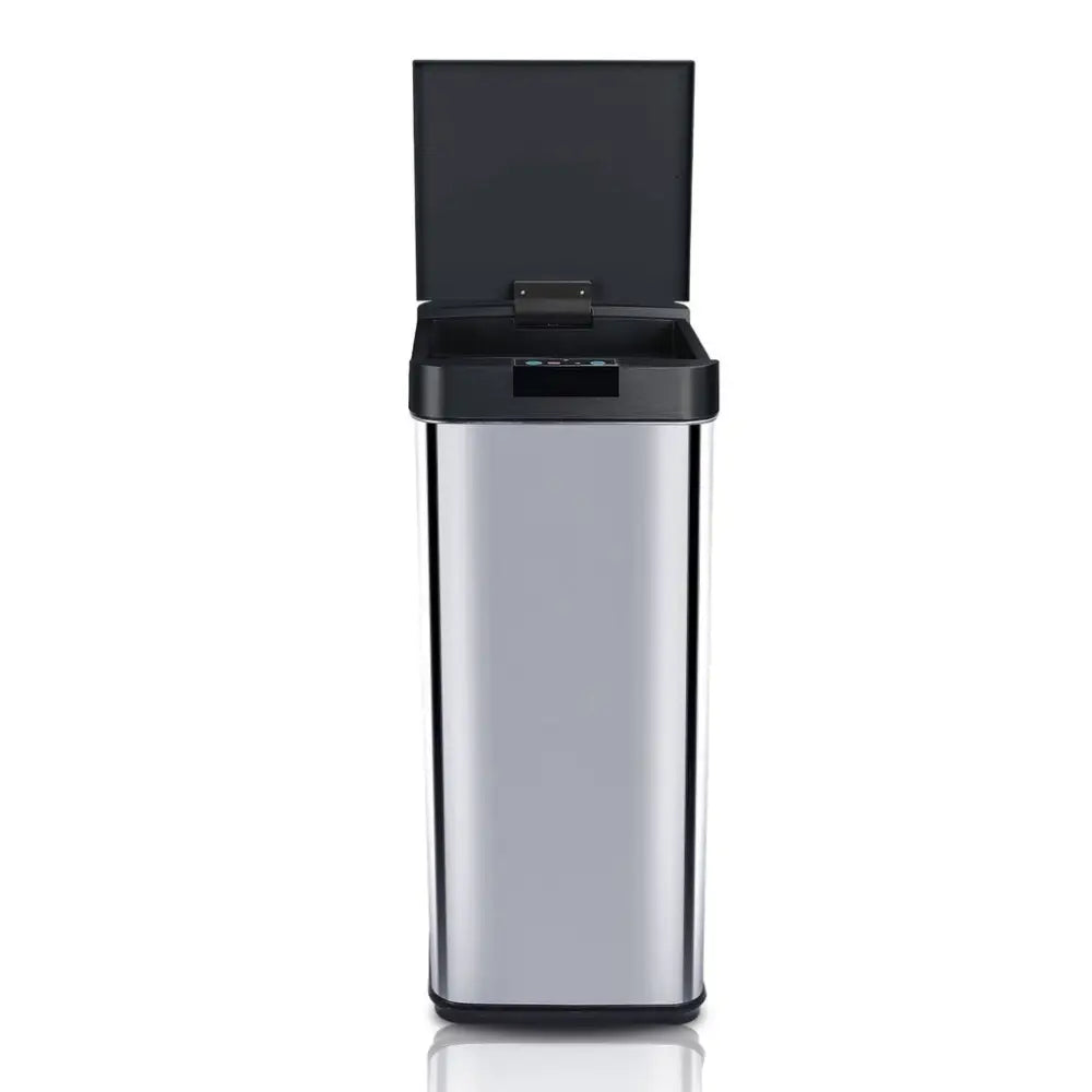 MIRAKLASS Sensor Bin 50L Narrow Black Square MK-SB-111-JR - Home & Garden > Kitchen Bins