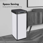 MIRAKLASS Sensor Bin 50L Narrow Black Square MK-SB-111-JR - Home & Garden > Kitchen Bins