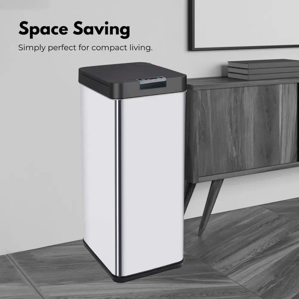 MIRAKLASS Sensor Bin 50L Narrow Black Square MK-SB-111-JR - Home & Garden > Kitchen Bins