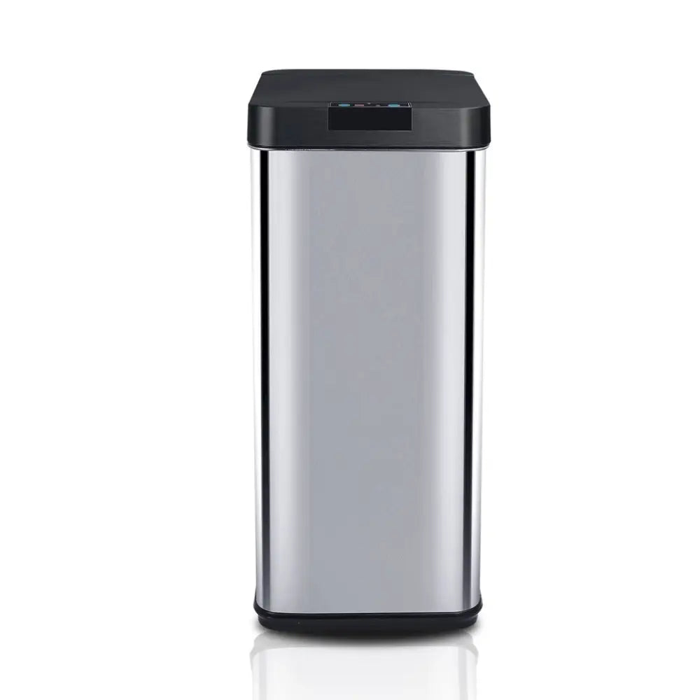 MIRAKLASS Sensor Bin 50L Narrow Black Square MK-SB-111-JR - Home & Garden > Kitchen Bins