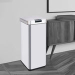 MIRAKLASS Sensor Bin 50L Narrow Silver Square MK-SB-110-JR - Home & Garden > Kitchen Bins