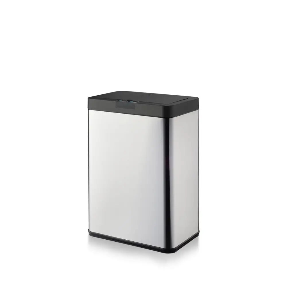 MIRAKLASS Sensor Bin 50L Wide Black Square MK-SB-109-JR - Home & Garden > Kitchen Bins