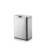 MIRAKLASS Sensor Bin 50L Wide Silver Square MK-SB-108-JR - Home & Garden > Kitchen Bins