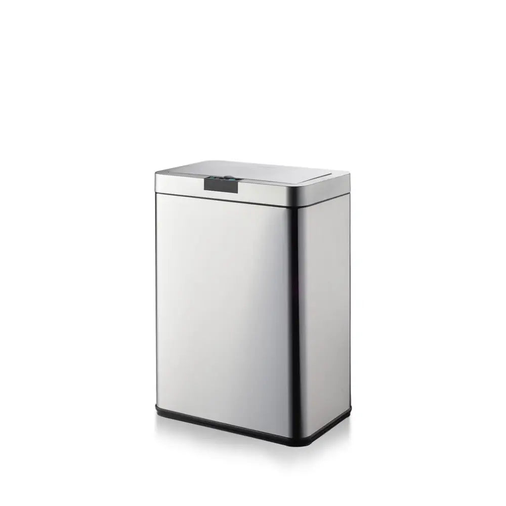 MIRAKLASS Sensor Bin 50L Wide Silver Square MK-SB-108-JR - Home & Garden > Kitchen Bins