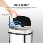MIRAKLASS Sensor Bin 60L Mirror Oval MK-SB-100-JR - Home & Garden > Kitchen Bins