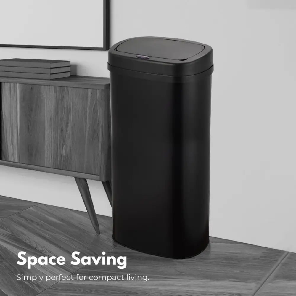 MIRAKLASS Sensor Bin 70L Black Oval MK-SB-104-JR - Home & Garden > Kitchen Bins