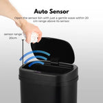 MIRAKLASS Sensor Bin 70L Black Oval MK-SB-104-JR - Home & Garden > Kitchen Bins