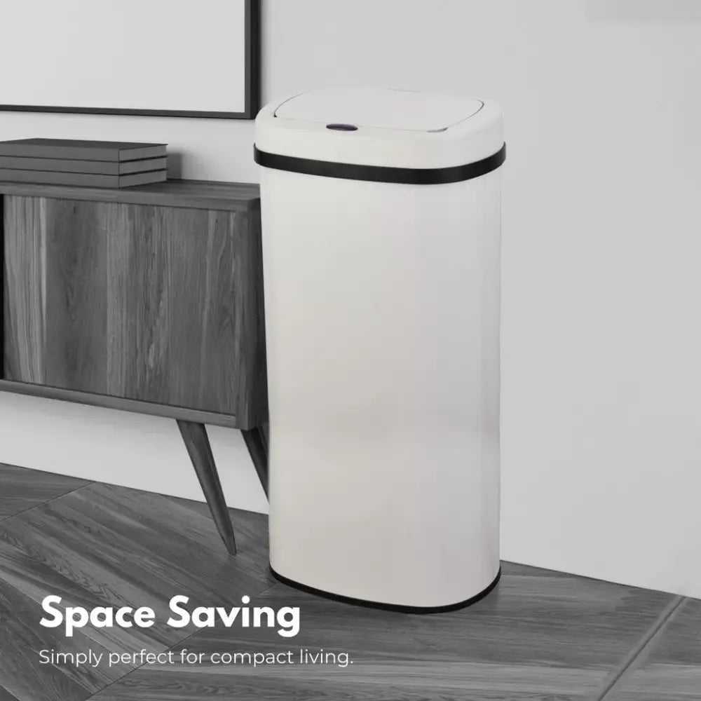 MIRAKLASS Sensor Bin 70L White Oval MK-SB-105-JR - Home & Garden > Kitchen Bins