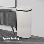 MIRAKLASS Sensor Bin 70L White Oval MK-SB-105-JR - Home & Garden > Kitchen Bins