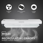 MIRAKLASS Slim Rangehood 60cm MK-RH-2560A-TF - Appliances > Kitchen Appliances