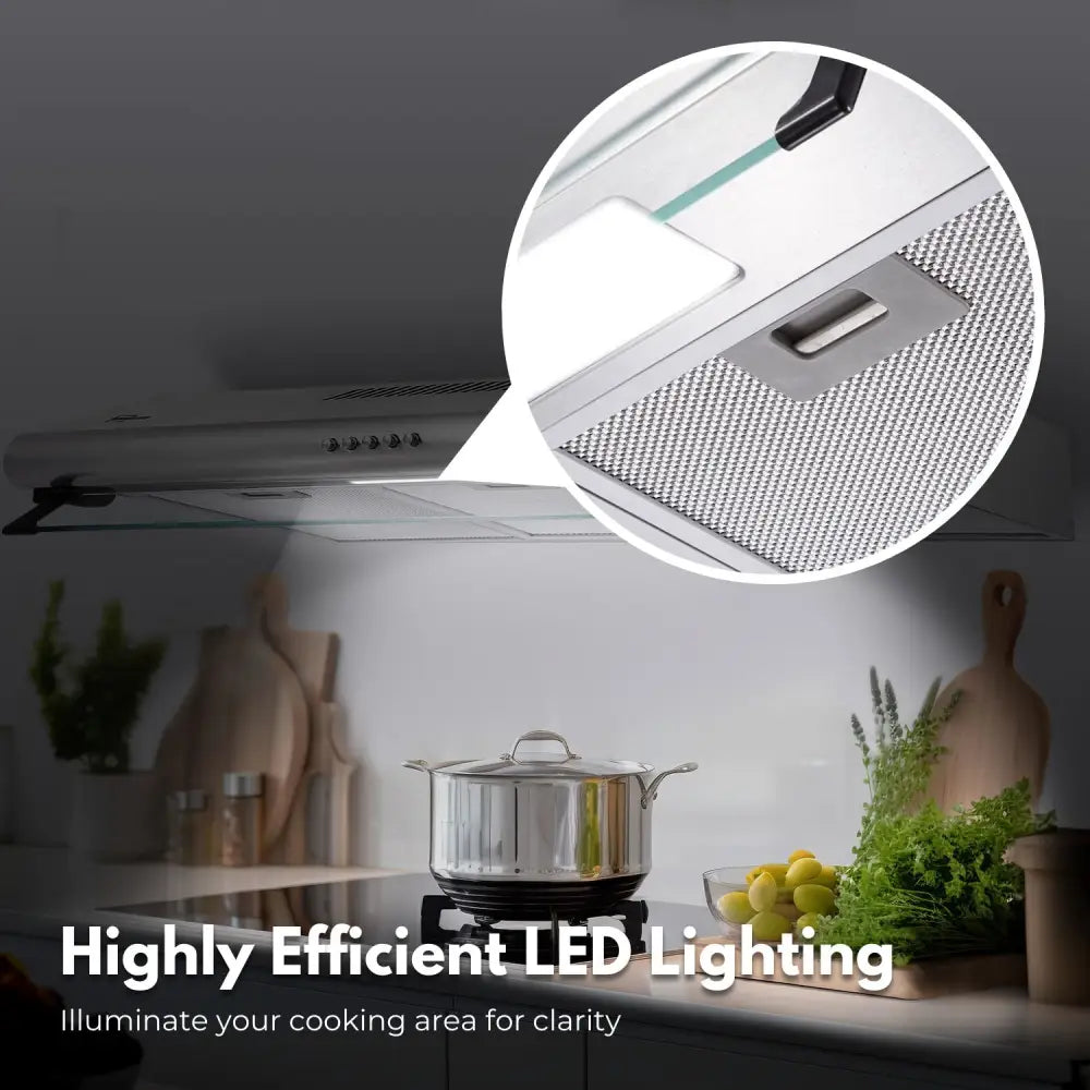 MIRAKLASS Slim Rangehood 90cm MK-RH-2590A-TF - Appliances > Kitchen Appliances