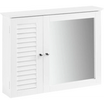 Mirror Cabinet Wall Cupboard White - Home & Garden > Storage