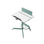 Mobile Home Office Sit and Stand Desk With Tilting Desktop - Furniture > Office