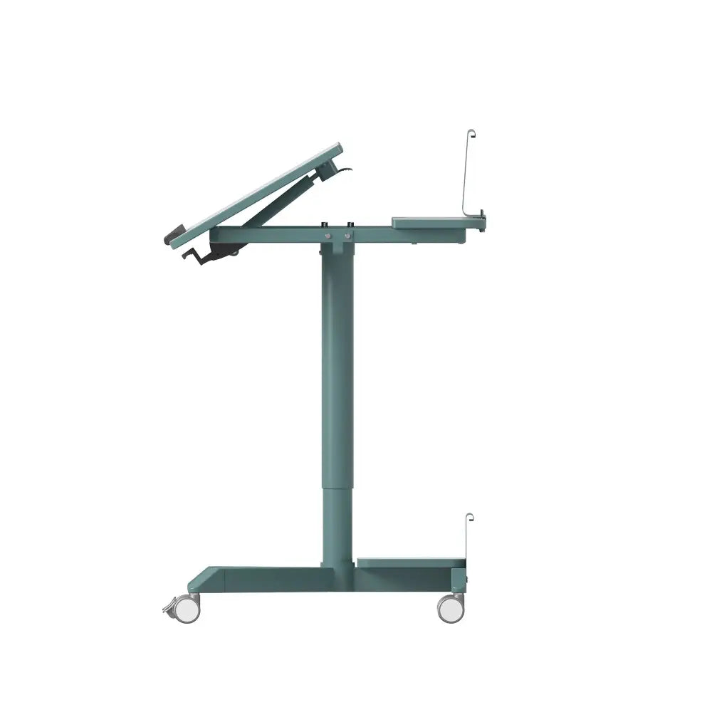 Mobile Home Office Sit and Stand Desk With Tilting Desktop - Furniture > Office