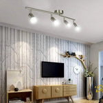 Modern 4 Light Track Lighting Kit LED (Chrome) - Home & Garden > Lighting