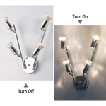 Modern 4 Light Track Lighting Kit LED (Chrome) - Home & Garden > Lighting