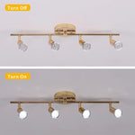 Modern 4-Light Track Lighting Kit LED (Gold) - Home & Garden > Lighting
