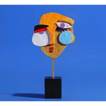 Modern Abstract Face Sculpture - Colorful Resin Art Statue for Home & Office Decor - Home & Garden > Decor > Vases &