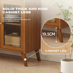 Modern Bamboo Kitchen Sideboard Storage Cabinet Cupboard Tea Cabinet - Furniture > Office > Storage Cabinets
